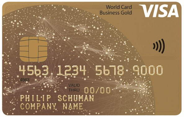 Visa world card business gold